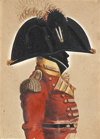 Silhouette of Captain Jack Butcher, Paymaster of the 67th Regiment in Calcutta by John Buncombe - Auction record, sale price, and art valuation. Compare with similar artists and explore comparable artworks.