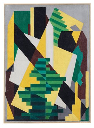 'Composition No3' by Esther Carp - Auction record, sale price, and art valuation. Compare with similar artists and explore comparable artworks.