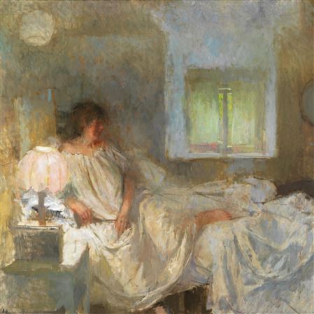 Winter Morning by Bernard Dunstan - Auction record, sale price, and art valuation. Compare with similar artists and explore comparable artworks.