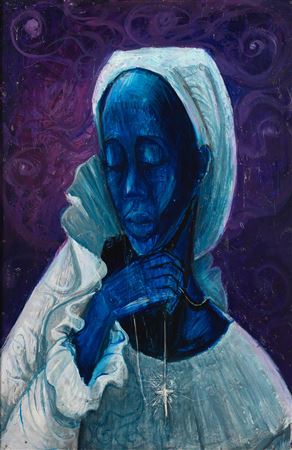 Crucifix by Yusuf Adebayo Cameron Grillo - Auction record, sale price, and art valuation. Compare with similar artists and explore comparable artworks.