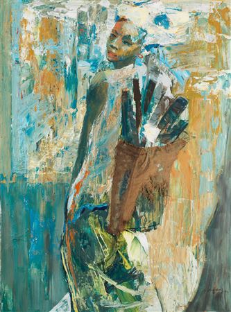A portrait of Marie-Pierre Ntiba Kawa