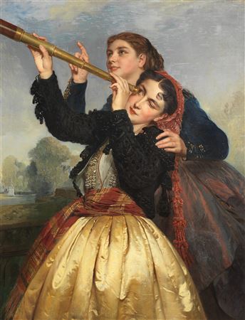 Sample artwork by Henri-Guillaume Schlesinger (1814 - 1893), known for portrait, figure, genre painting, miniatures - View similar artists and auction records