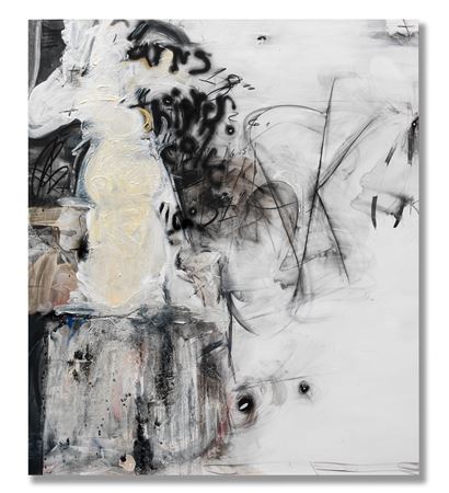 Sample artwork by Suzanne McClelland (Born 1959), known for abstract painting, wall collage, drawing and printmaking - View similar artists and auction records