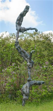 Three balancing figures