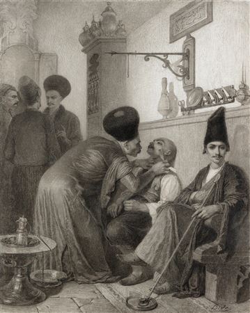 The Persian Barber by Alexandre Bida - Auction record, sale price, and art valuation. Compare with similar artists and explore comparable artworks.
