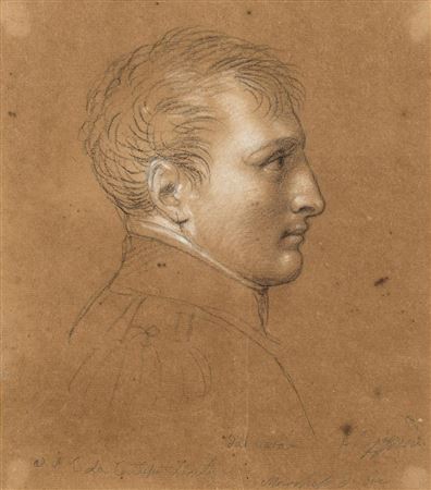 Portrait of Napoleon Bonaparte, bust length, in profile