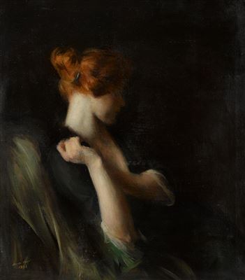 A tranquil moment by Dana Ripley Pond - Auction record, sale price, and art valuation. Compare with similar artists and explore comparable artworks.