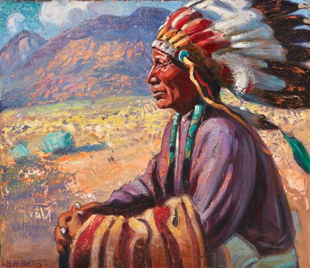 Gov' of War by Harold Harrington Betts - Auction record, sale price, and art valuation. Compare with similar artists and explore comparable artworks.