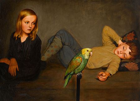 Children with Parrot