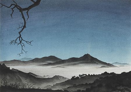 Escondido and Lake Scene (a group of two)