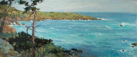 Carmel Highlands by S C Yuan - Auction record, sale price, and art valuation. Compare with similar artists and explore comparable artworks.