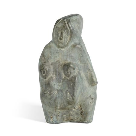 Mother and children by Ada Eyetoaq - Auction record, sale price, and art valuation. Compare with similar artists and explore comparable artworks.