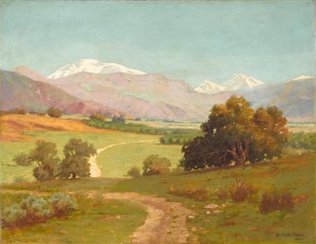 Snowcapped mountains near Pasadena
