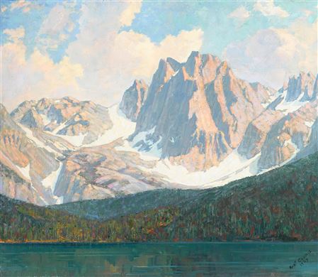 Lake Mary (Mammoth Lakes, California) by Robert Clunie - Auction record, sale price, and art valuation. Compare with similar artists and explore comparable artworks.