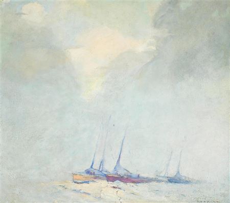 Boats in the Fog