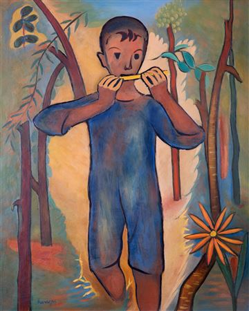 Sample artwork by Orestis Kanellis (1910 - 1979), known for landscape painting - View similar artists and auction records
