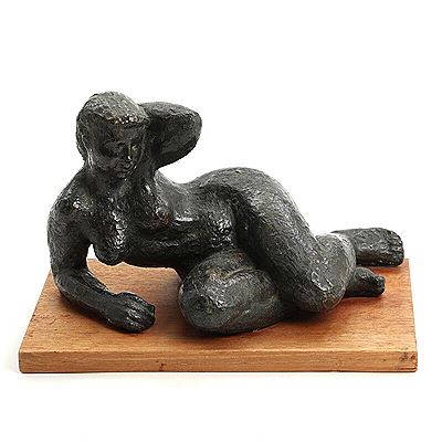 Reclining woman by Tove Olafson - Auction record, sale price, and art valuation. Compare with similar artists and explore comparable artworks.