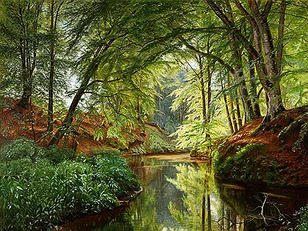 Forest scenery by Christian Zacho - Auction record, sale price, and art valuation. Compare with similar artists and explore comparable artworks.