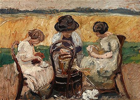 Composition with women.