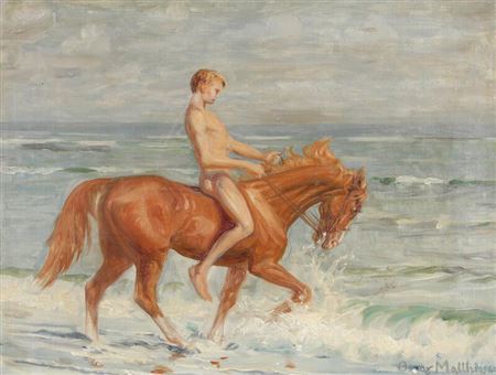 Preliminary study for dragoons on horseback