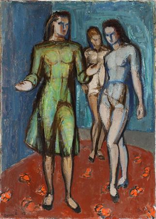 Sample artwork by Gerda Akeson (1909 - 1992), known for painting - View similar artists and auction records