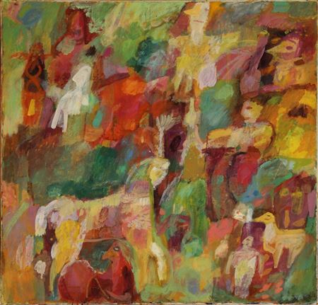 Sample artwork by Jens Haugen-Johansen (Born 1945), known for painting - View similar artists and auction records