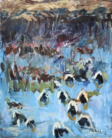 Sample artwork by Mogens Hoff (Born 1934), known for painting - View similar artists and auction records