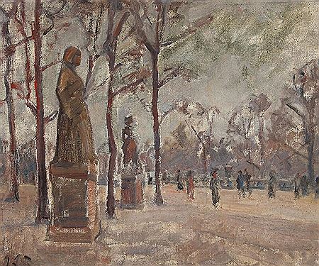 From Luxembourg Garden with statues