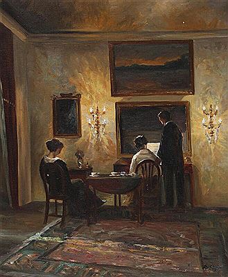 Sample artwork by Emilie Christensen (1872 - 1922), known for painting - View similar artists and auction records