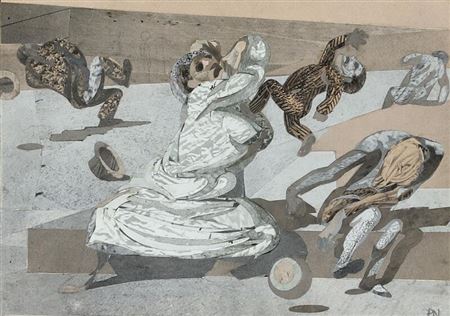 Sample artwork by Palle Nielsen (1920 - 2000), known for painting - View similar artists and auction records