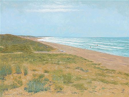 The Ocean Coast at Vendée in France