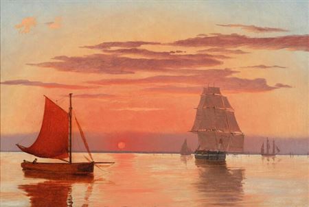 Sample artwork by Peter Johan Schou (1863 - 1934), known for landscape, figure painting - View similar artists and auction records