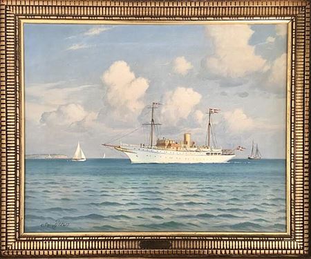 The Royal Yacht Dannebrog by Svend Drews - Auction record, sale price, and art valuation. Compare with similar artists and explore comparable artworks.