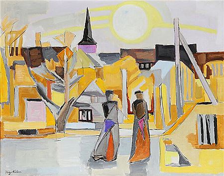 Scene from a village