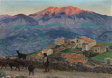 Sample artwork by Gunnar Borgesson (1877 - 1945), known for painting - View similar artists and auction records