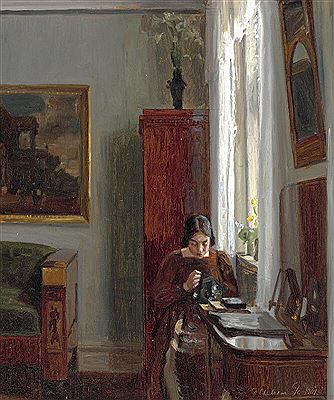 A corner of the living room