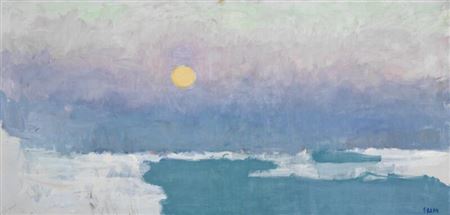 “Pakisen, Østgrønland” (Pack Ice, East Greenland) by Sven Havsteen-Mikkelsen - Auction record, sale price, and art valuation. Compare with similar artists and explore comparable artworks.