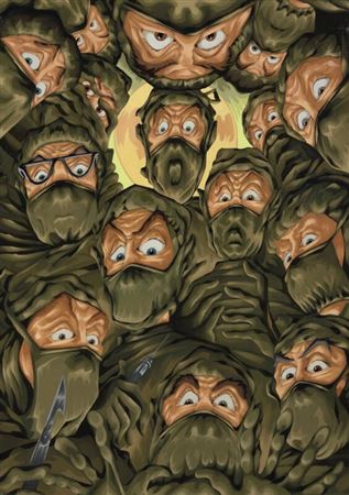 “Terrified Surgeons” from the series “The Face of God”