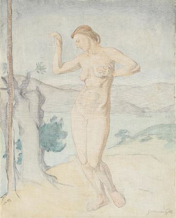 Study of a female nude