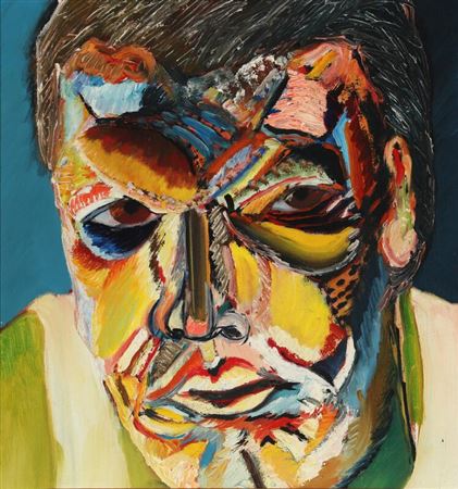 “Nattebilled - ømt selvportræt” (Night painting - tender selfportrait), 1968