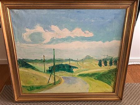 Landscape by Leif Ewens - Auction record, sale price, and art valuation. Compare with similar artists and explore comparable artworks.