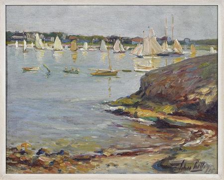 Yacht Race, Marblehead, 1915