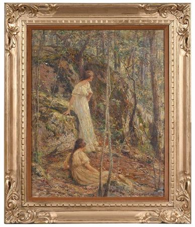 Women in a Woodland
