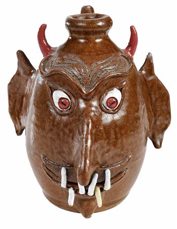 DEVIL FACE JUG
