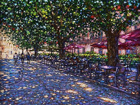 A French café by John Mackie - Auction record, sale price, and art valuation. Compare with similar artists and explore comparable artworks.