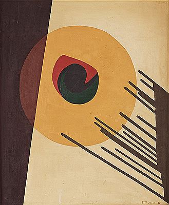 Composition by Elsa Thoresen - Auction record, sale price, and art valuation. Compare with similar artists and explore comparable artworks.