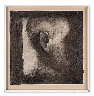 A portrait, possibly depicting Lars Norén in profile