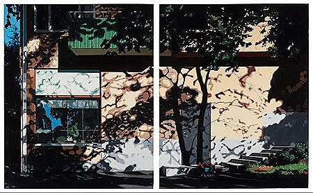 "Blue in Green" (diptych)