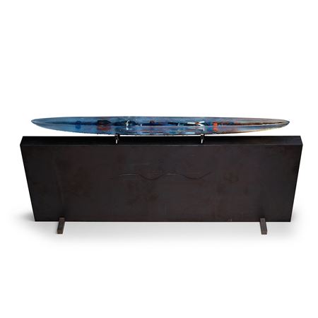 Sculpture of a boat