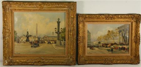 Parisian Scenes (2) by Charles Blondin - Auction record, sale price, and art valuation. Compare with similar artists and explore comparable artworks.